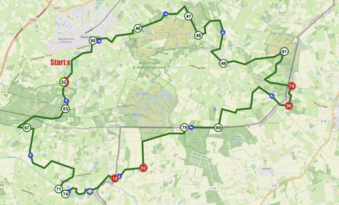 Fietsroute Truus1