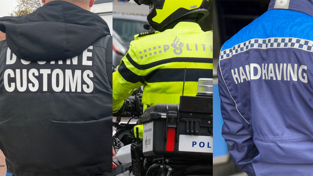 Combifoto Douane Politie Handhaving Ondermijning